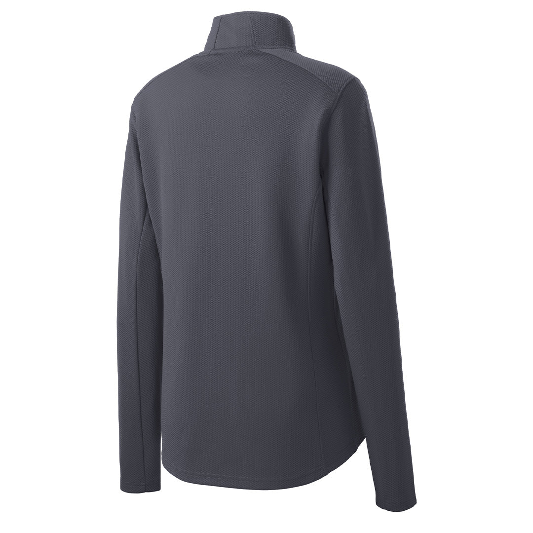 Würth Logo Ladies Quarter Zip LST860 Sport-Tek® - Iron Grey