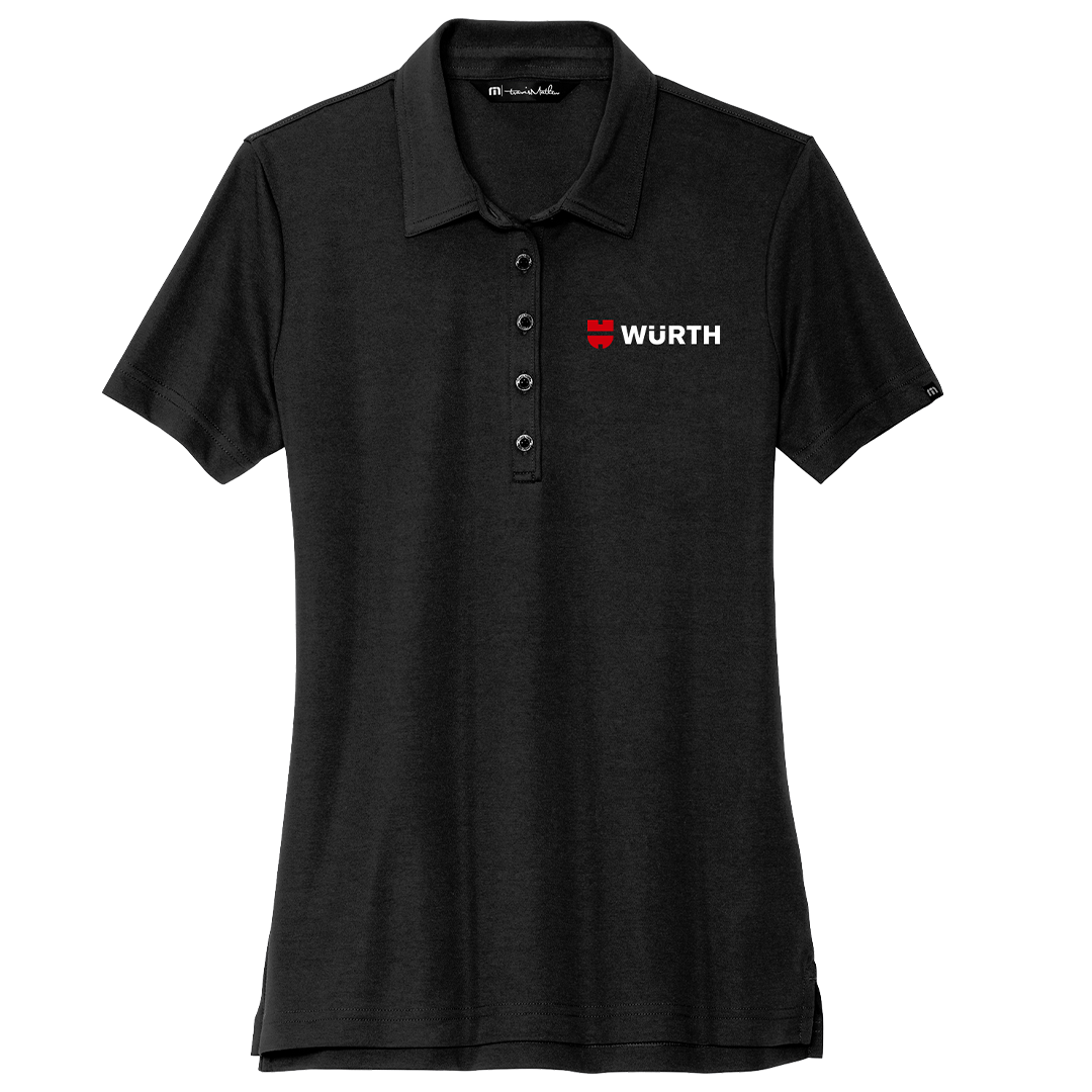 Würth Logo Ladies Polo TM1WW001 TravisMathew - Black