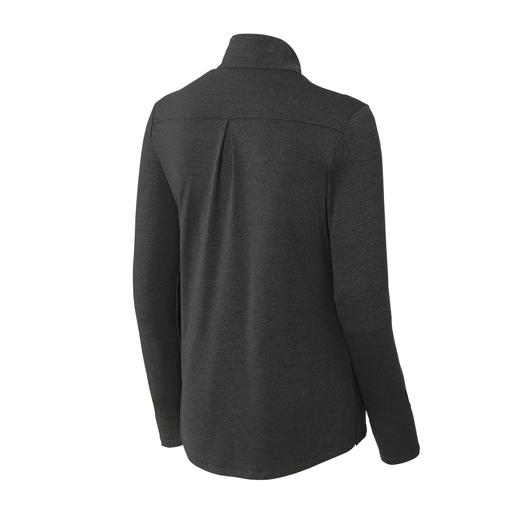 Würth Logo Ladies Quarter Zip LST469 Sport-Tek® - Black Heather