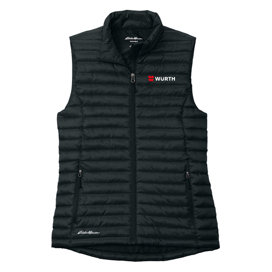 Würth Logo Ladies Vest EB517 Eddie Bauer® - Black