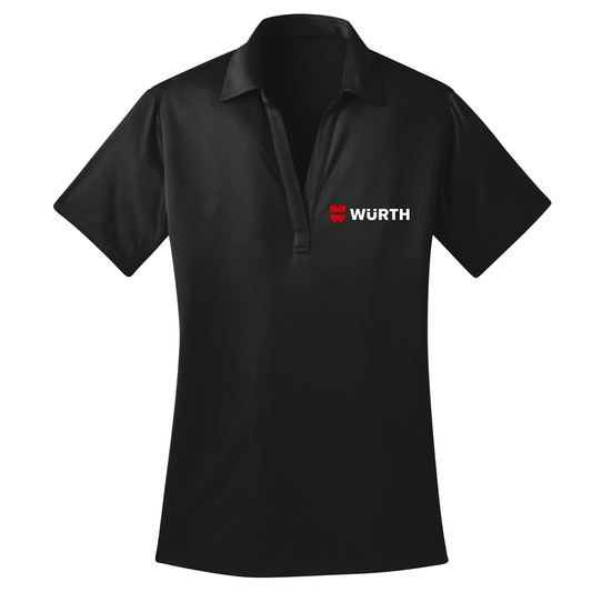 Würth Logo Ladies Polo L540 Port Authority® - Black
