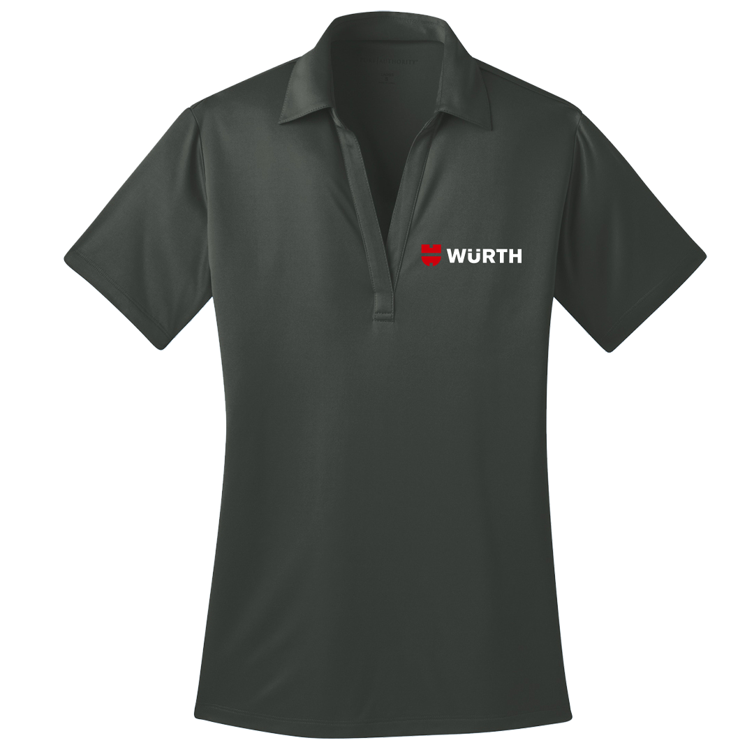 Würth Logo Ladies Polo L540 Port Authority® - Steel Grey