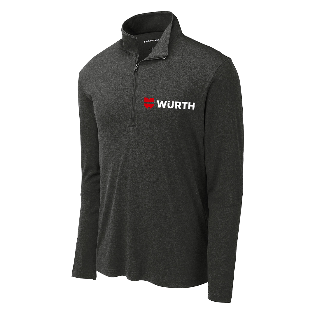 Würth Logo Quarter Zip ST469 Sport-Tek ® - Black Heather